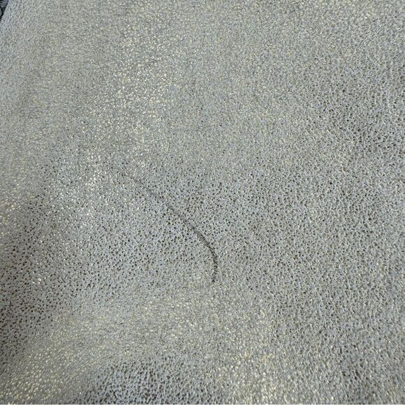 Newport News Vintage Leather Metallic Gold Blazer Jacket Size 8 - Picture 10 of 14